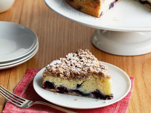 Photo du plat - Tarte aux myrtilles avec Streisel
