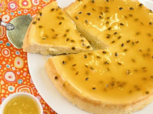 Photographie de plat - Cheesecake aux fruits de la passion