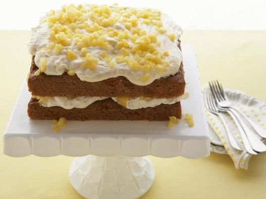 Dish Photography - Gâteau à la carotte et à l'ananas