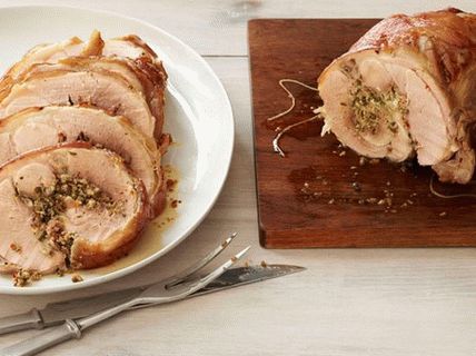 Rouleau de porc photo festif