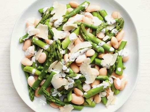 Photo - Salade d'asperges et haricots de Lima