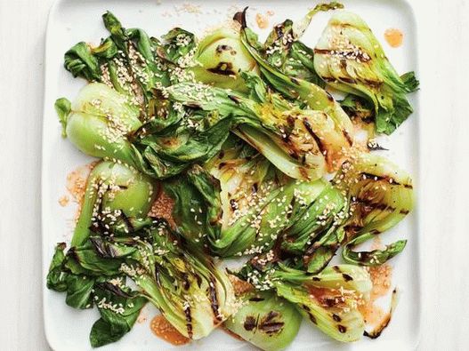 Photo - Bok choy aux graines de sésame grillées