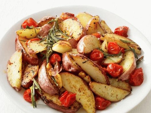 La pomme de terre de façon rustique