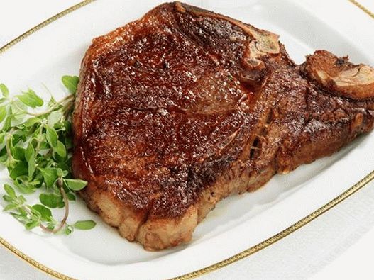 Steak tibone poêlé