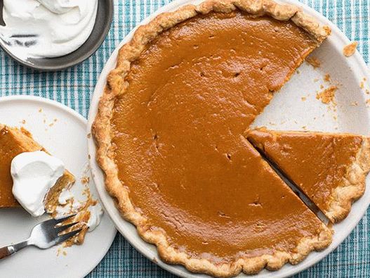 Tarte simple à la citrouille