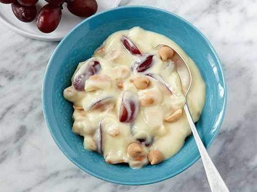 Photo Pudding Aux Cacahuètes Et Aux Raisins