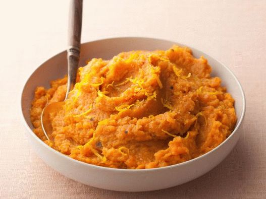 Photo de purée de patate douce à la banane