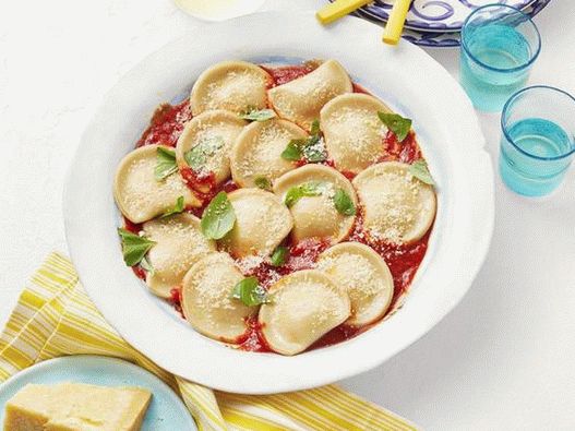 Photo de ravioli alla caprese