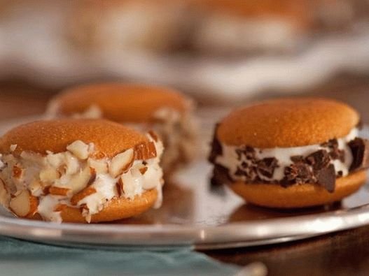 Photo - Mini sandwiches avec glace et biscuits