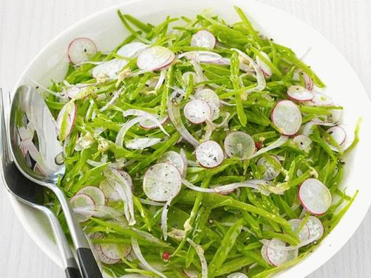 Photo du plat - Salade estivale de radis et petits pois