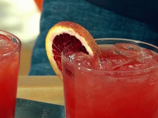 Photographie - Cocktail Campari et Orange Rouge