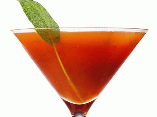 Photographie - thé glacé au whisky et à la sauge