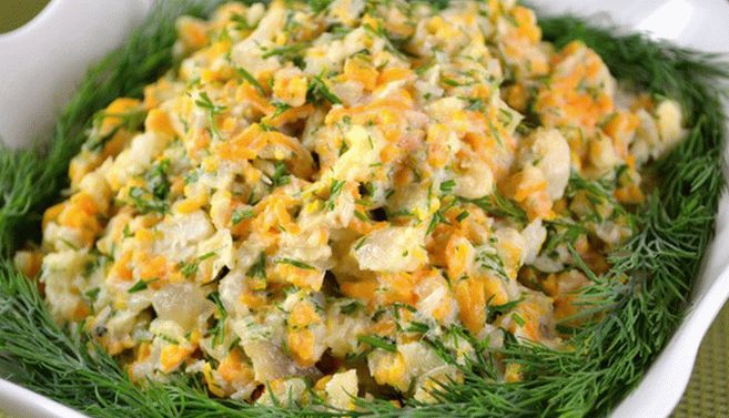 Salade de poisson Pollock