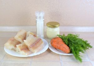 Salade de poisson Pollock