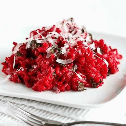 Photo Riz aux betteraves et noix de coco