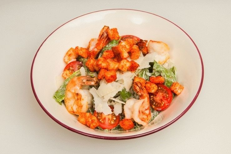 Salade César Aux Crevettes