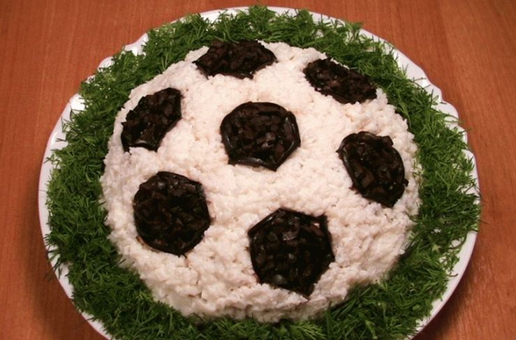 Salade "Football" au poisson