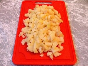 Salade "Football" au poisson