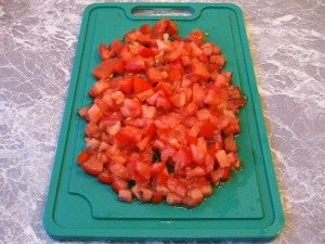 Salade "Football" au poisson