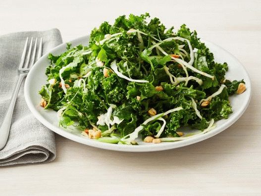 Photo salade de blanc et kale