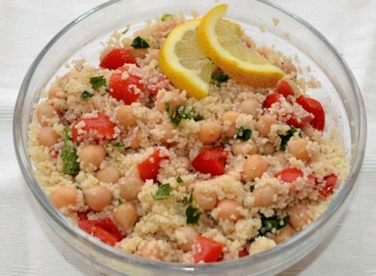 Salade de couscous et pois chiches