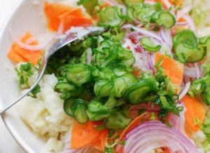 Salade de légumes copieux