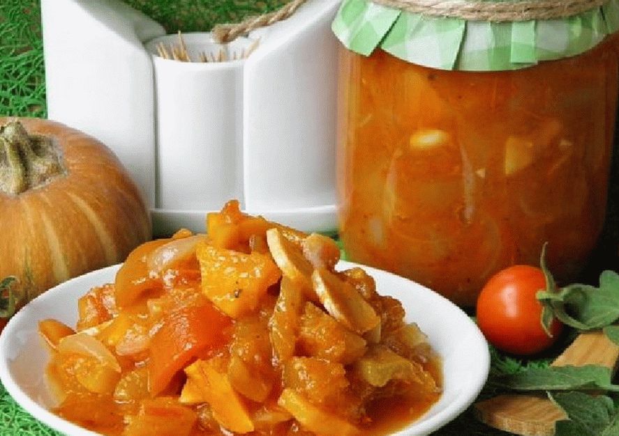Salade de potiron pour l'hiver