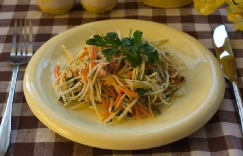 Salade de radis vert