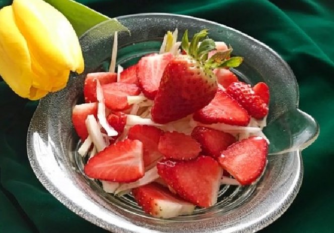 Salade de fenouil aux fraises