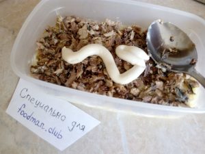 Salade de mimosa au lys