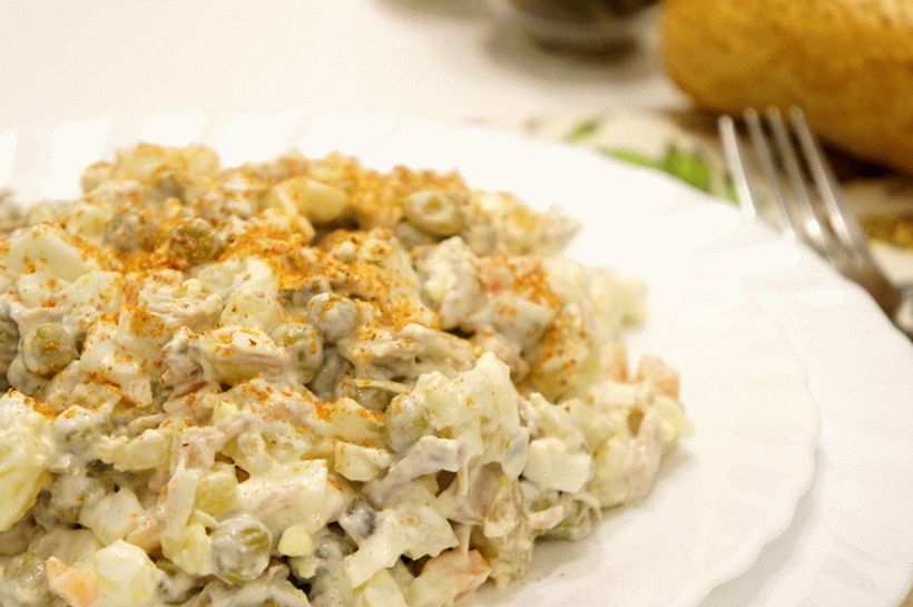 Salade Olivier à la dinde