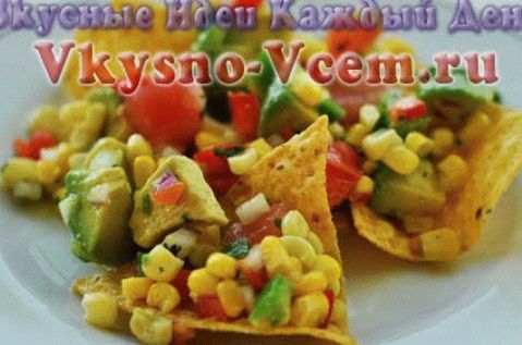 Salade d'avocat et frites
