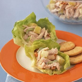 Salade de photos au melon et aux herbes