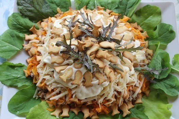 Salade De Biscuit De Poisson