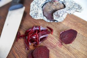 Salade de canard et betterave