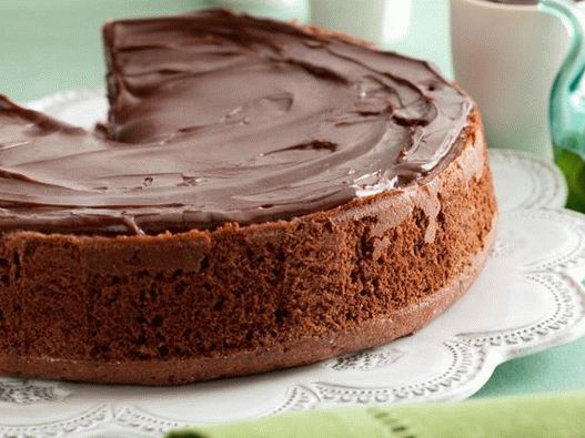 Photo Gâteau au chocolat au caramel et menthe poivrée