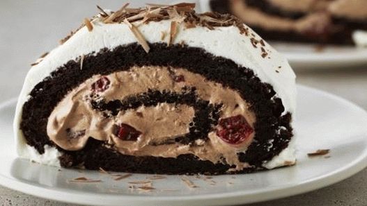 Photo Rouleau de chocolat sans farine