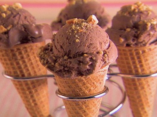 Gelato Photo Chocolat Aux Noix