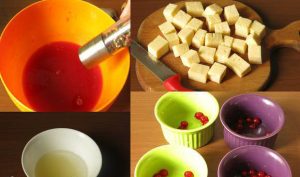 Fromage à la gelée de petits fruits