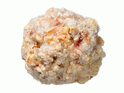 Boulettes de pruneaux Popcorn avec pépites de sucre