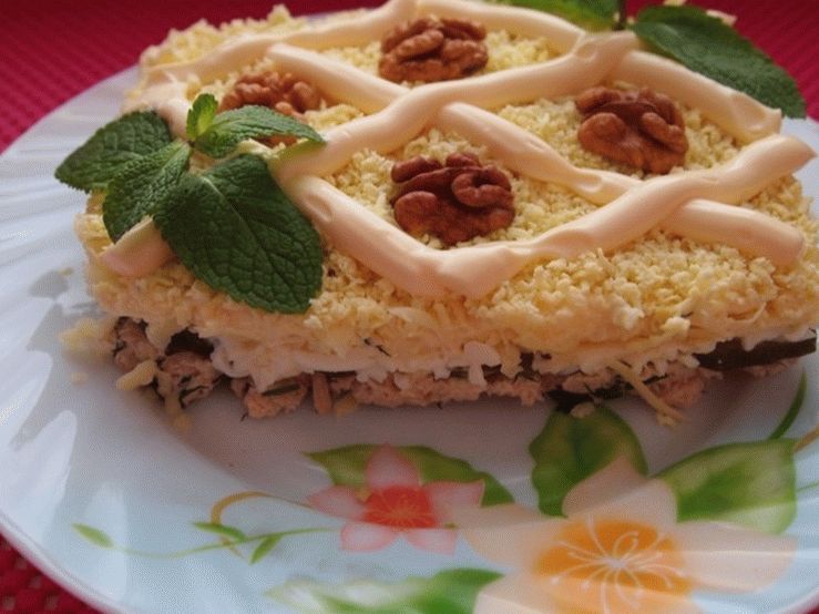 Puff salade à la viande