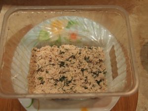 Puff salade à la viande