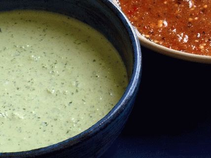Photo sauce au poivre Jalapeno avec mayonnaise et coriandre
