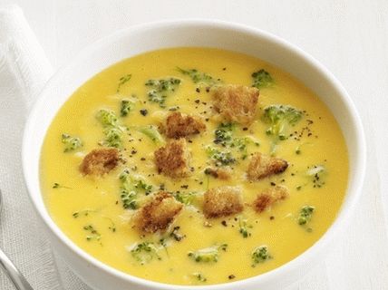 Photo Soupe au brocoli et au cheddar