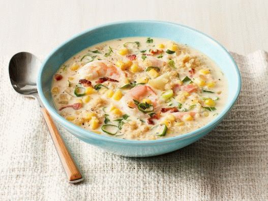Soupe de soupe de soupe au maïs et au quinoa