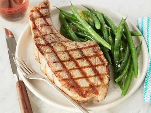 Longe de porc grillée avec photo