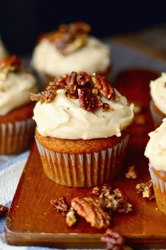 Cupcakes citrouilles à la crème de Curd