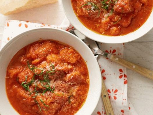 Photo Soupe toscane aux tomates avec du pain - Pappa al pomodoro