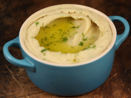 Purée de haricots turcs