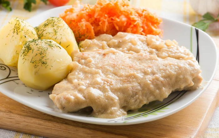 Côtelettes de porc braisées